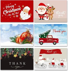 Pack de 36 Tarjetas de Agradecimiento de Navidad con Sobres Autoadhesivos, 4" X 6" Saludo... - Imagen 1 de 7