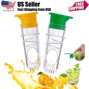 Lemon Squeezer Hand Press Manual Reamer 2 Pack Lemon Juicer BPA-Free Shipping - Picture 1 of 9