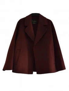 Jacke Wolle Bordeaux Wool Mantel Massimo Cos Dutti Premium - Bild 1 von 6