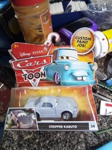 DISNEY PIXAR CARS TOON STRIPPED KABUTO #34 CUSTOM PAINT JOB! SERIES 2010/2011 - Picture 1 of 2