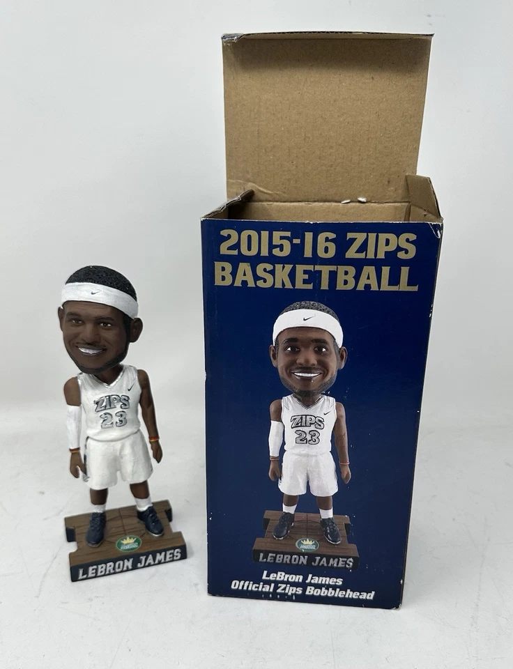 2015-16 Zips Basketball LeBron James Bobblehead - Image 1 of 1