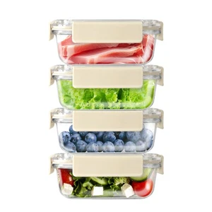 Food Meal Prep Containers with Lids, All Temp Food Storage Container,BPA-Free... - Picture 1 of 8