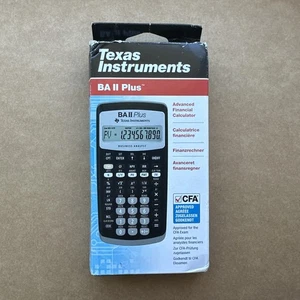 Texas Instruments BA II Plus Financial Calculator - Picture 1 of 4