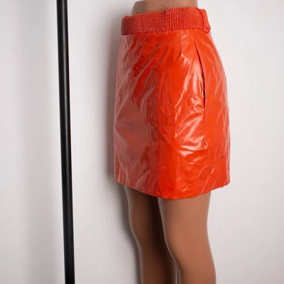 CHLOE Lack Mini High Waist Pencil Slim Rock Größe 34 / XS-S Made in France - Bild 1 von 4