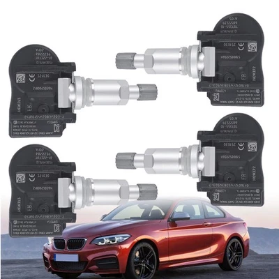 4X Tyre Pressure Sensor TPMS For BMW F15 F16 F20 F21 F23 F30 F31 F32 F55 Clubman - Image 1 of 4