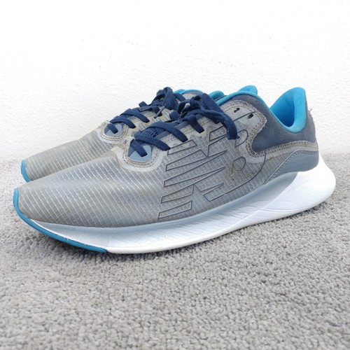 Scarpe da corsa New Balance Dynasoft Breaza V1 da uomo taglia 13 stringate grigio blu