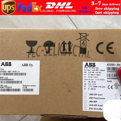 One ABB ACS355-03E-01A2-4 Inverter ACS35503E01A24 New No Keypad - Image 1 of 2