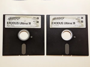 Exodus Ultima III Origin Systems Inc. Commodore & Atari Vintage Video Game 1983 - Picture 1 of 8