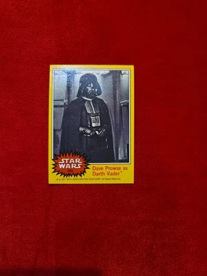 1977 STAR WARS SERIES THREE  (YELLOW )  #183  DARTH VADER  NM - Image 1 of 2