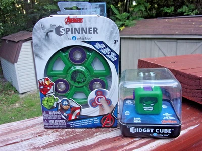 Marvel Incredible Hulk Zuru Fidget Cube and Spinner by Antsy Labs  - Image 1 of 4