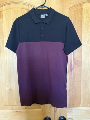 ASOS Hombre Borgoña y Negro Talla Pequeña. Foto 1 de 4