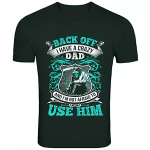 Crazy Dad Grim Reaper T Shirt Funny T-Shirt Mens Womens Unisex Tee - Picture 1 of 1