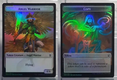 Magic - Angel Warrior / Copy - Foil/Token - Zendikars Erneuerung: Extras - EN/DE - Bild 1 von 4