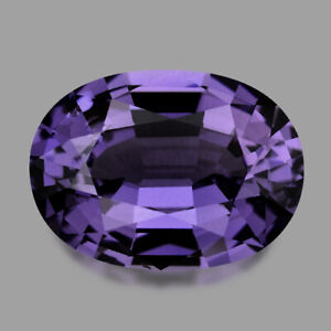 3.19cts EXCELLENT OVAL CUT NATURAL TANZANIAN VIOLET PURPLE SPINEL WATCH VIDEO