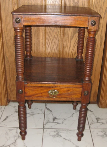19th. CENTURY UNSUSUAL CARVED MAHOGANY SMALL SIDE TABLE Cover