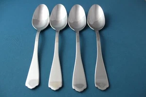 4 Place Oval Soup Spoons Villeroy Boch MEDINA 18/10 Stainless Vietnam NEW 8 1/8" - Picture 1 of 5