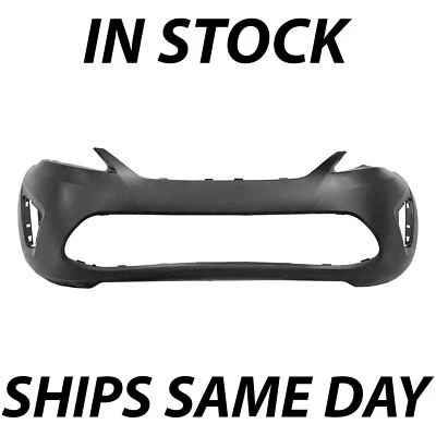 New Primered -- Front Bumper Cover Fascia for 2011 2012 2013 Ford Fiesta 11-13 Foto 1 de 4