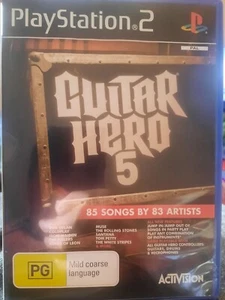 Guitar Hero 5 Playstation 2 PS2 Game Complete - Picture 1 of 3