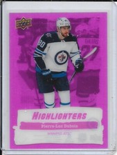 2022-23 Upper Deck Pierre-Luc Dubois Pink Highlighters # HL-16