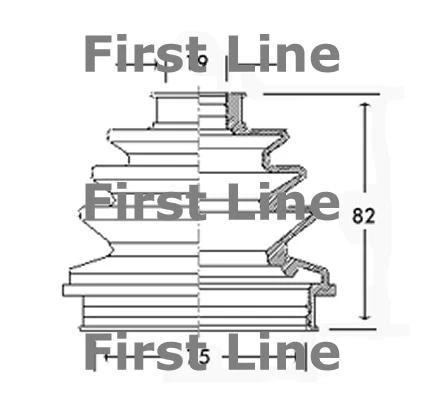 KIT MALETERO ARTICULADO CV PARA VOLKSWAGEN POLO CLASSIC FCB2260 Foto 1 de 1