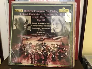 Sefel SEFD 5023 JANOS STARKER EMMY VERHEY Brahms Concerto IMPORT SEALED MINT LP - Picture 1 of 5