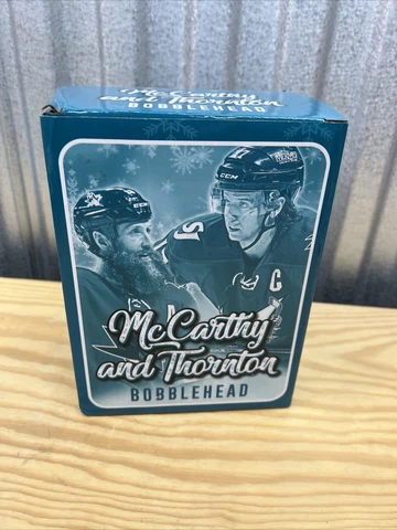 San Jose Sharks /  Barracuda John McCarthy And Joe Thornton Bobblehead SGA Cover