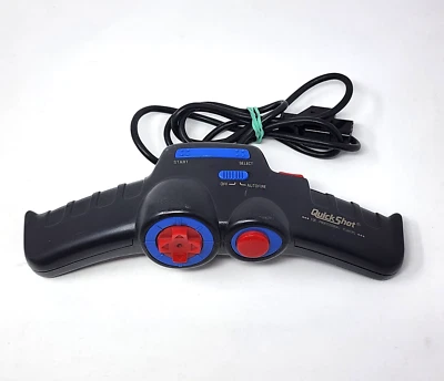 Nintendo NES Flightgrip 2 Game Controller QuickShot QS-129N - Authentic & Tested - Image 1 of 4