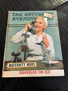 14 de diciembre 1940 revista POST sábado por la noche ENFERMERA - SALA DE MATERNIDAD - Imagen 1 de 1