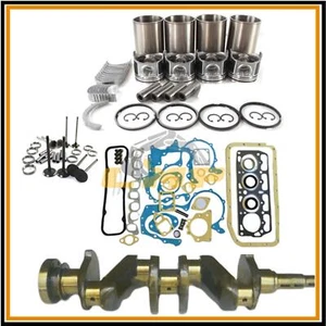 Kit de reconstrucción de revisión de motor 4P con cigüeñal/válvulas para carretilla elevadora Toyota - Imagen 1 de 16