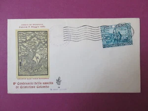 ITALIA 1951 FRANCOBOLLO N. 660 SU BUSTA FDC DEL 5/5/51 VAL. CAT. € 250,00 - Foto 1 di 4