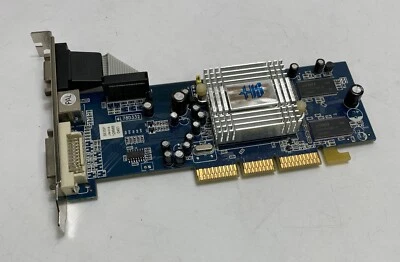 128MB HIS ATi Radeon 9200 SE DVI / VGA / V-Out AGP Graphics Video Card - Image 1 of 4