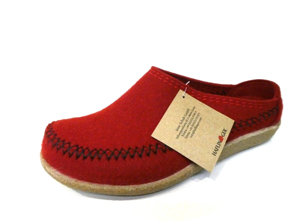 HAFLINGER Blizzard Credo Pantoffel Puschen rubin 38