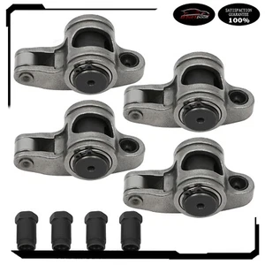 for Chevy Stainless Steel Roller Rocker Arms SBC 350 1.6 Ratio 7/16'' Set + Nuts - Picture 1 of 17