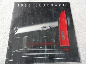 1986 Cadillac Eldorado Sales Brochure - Bild 1 von 1