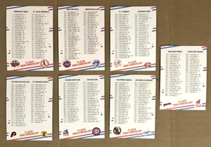 Fleer Checkliste Checklisten 1988: #654 - #660! NM-MT Fresh Pulls! - Bild 1 von 8