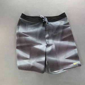 Nike Board Shorts Swim Trunks Men's Beach Surf Stretch Geometric Pattern Size 38 - Picture 1 of 16