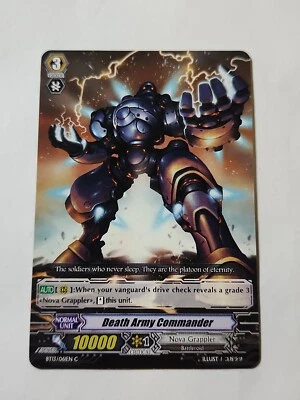 Cardfight!! Vanguard Death Army Commander BT13/061EN C CFV EX  - Image 1 of 4