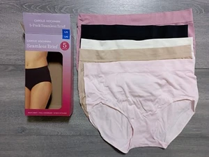 Carole Hochman Seamless Brief Underwear Adult Womens Large *5 PACK* - Picture 1 of 3