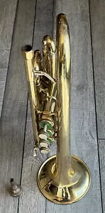 Olds Ambassador Cornet Brass Musical Instrument Bundle W/Mouthpiece - Picture 1 of 9
