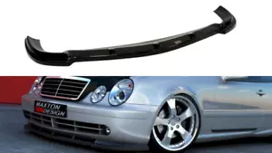 Diffusore Anteriore Maxton Design Nero Lucido Abs Per Mercedes Clk W208 Amg - Foto 1 di 3