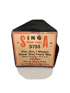 Jim, Jim, I Always Knew That You’d Win SingA Word Roll 5755 - Bild 1 von 6