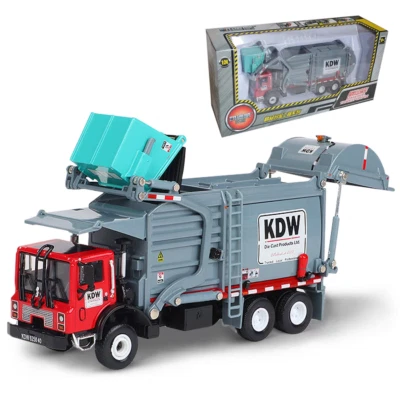 KDW 1:24 литой транспортер мусоровоз сплав автомобиля модель игрушки подарок - Изображение 1 из 4