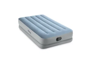 Twin Multi Color Air Mattress with Built In USB Pump for Indoor Outdoor Use - Picture 1 of 8