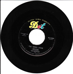 Jim Lowe, The Green Door/The Little Man In Chinatown, 45 VG Dot - Picture 1 of 2