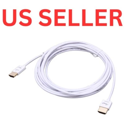 NEW Rosewill Ultra Slim RedMere HDMI Cable 15ft w ETHERNET 36AWG 3D 1080p FullHD - Image 1 of 3
