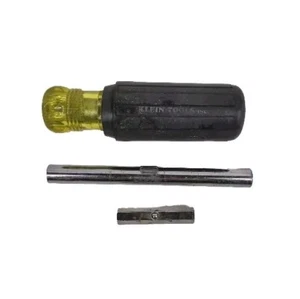 Klein Tools 10 en 1 Destornillador Multi-Bit/Destornillador de Tuerca Mango Acolchado Sin Brocas - Imagen 1 de 3