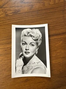 1950’s Lana Turner 4x6 Studio Fan Club Photo Best Wishes Always - Picture 1 of 5