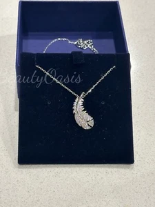 Swarovski Nice “feather” Pendant, Rhodium Plated 5482914 (cc-h2-104) - Picture 1 of 3