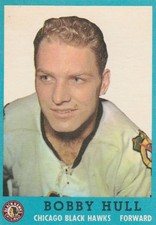 1962-63 Topps Bobby Hull #33 Chicago Black Hawks Exmt Nrmt