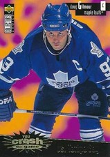 1996-97 Collector's Choice CRASH THE GAME GOLD #2C DOUG GILMOUR - Toronto